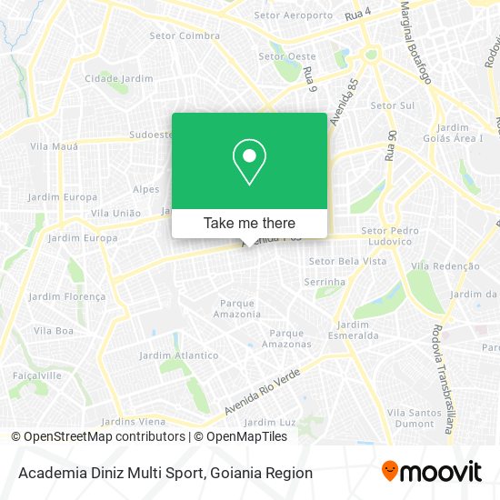 Academia Diniz Multi Sport map