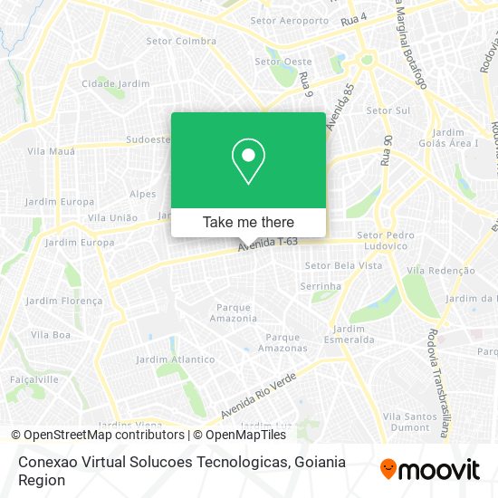 Mapa Conexao Virtual Solucoes Tecnologicas