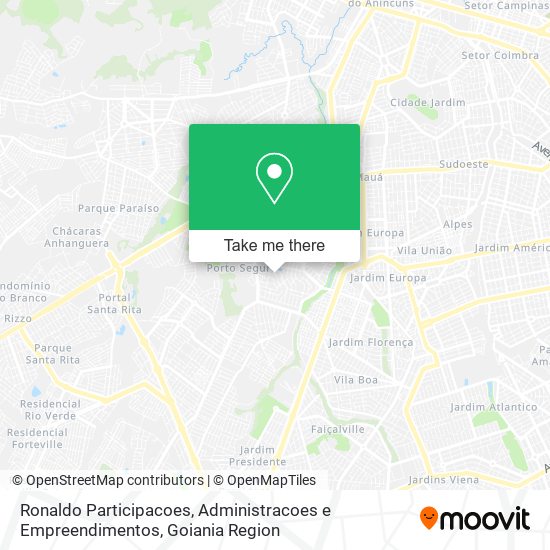 Ronaldo Participacoes, Administracoes e Empreendimentos map