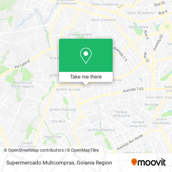 Mapa Supermercado Multcompras