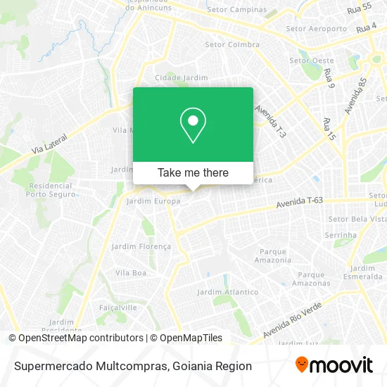 Supermercado Multcompras map