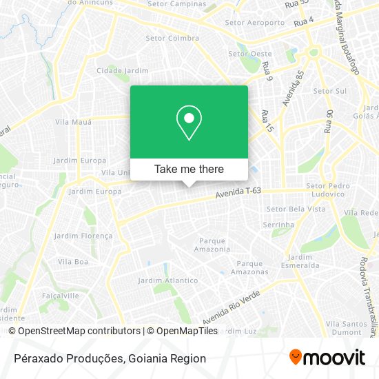 Péraxado Produções map