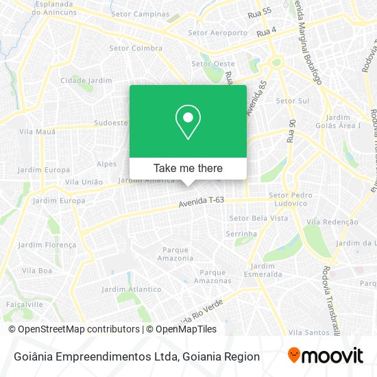 Goiânia Empreendimentos Ltda map