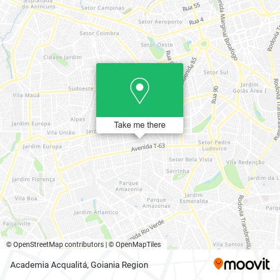 Academia Acqualitá map