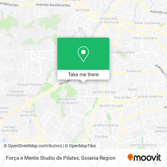 Força e Mente Studio de Pilates map