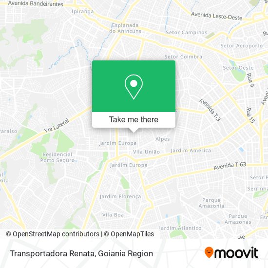 Mapa Transportadora Renata