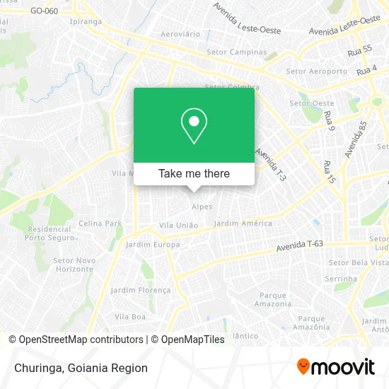 Churinga map