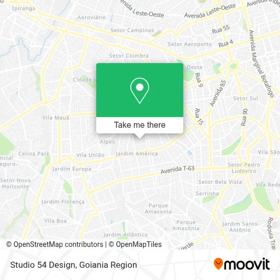 Studio 54 Design map