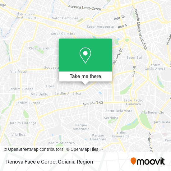 Mapa Renova Face e Corpo