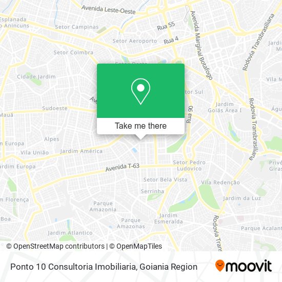 Ponto 10 Consultoria Imobiliaria map