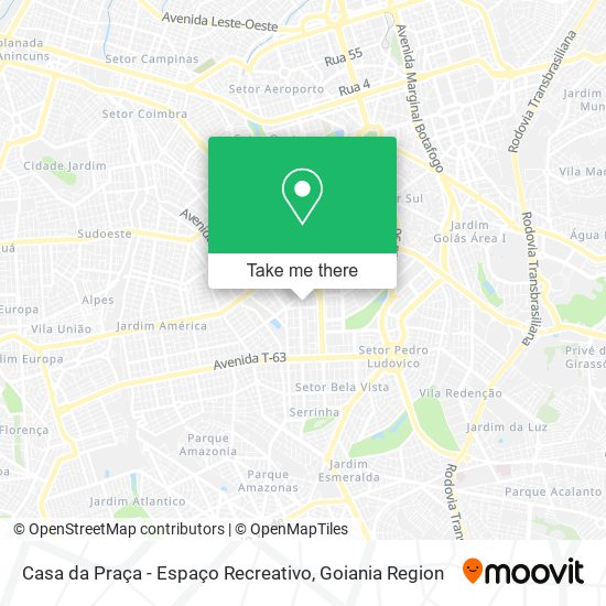 Casa da Praça - Espaço Recreativo map