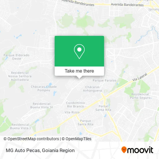 MG Auto Pecas map