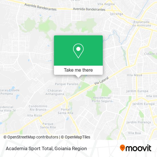 Mapa Academia Sport Total