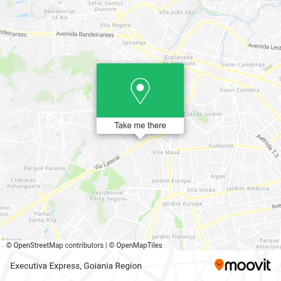 Executiva Express map