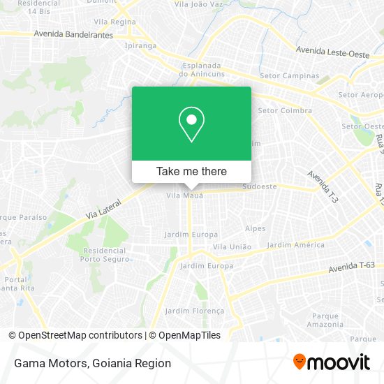 Mapa Gama Motors