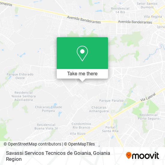 Savassi Servicos Tecnicos de Goiania map