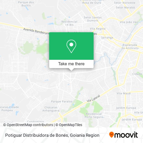 Potiguar Distribuidora de Bonés map