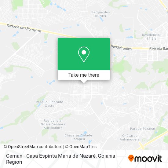 Ceman - Casa Espírita Maria de Nazaré map