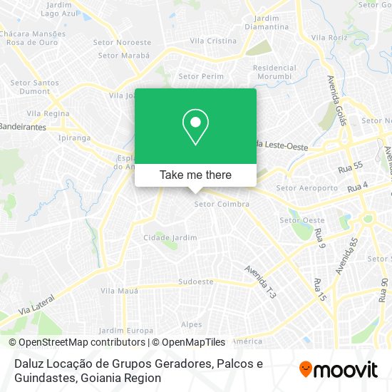 Daluz Locação de Grupos Geradores, Palcos e Guindastes map