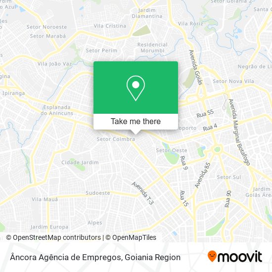 Mapa Âncora Agência de Empregos