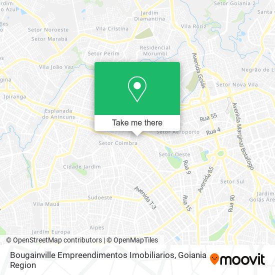 Mapa Bougainville Empreendimentos Imobiliarios