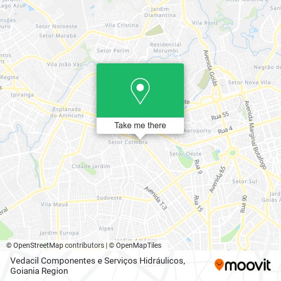 Vedacil Componentes e Serviços Hidráulicos map