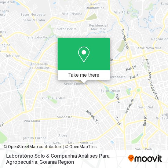 Laboratório Solo & Companhia Análises Para Agropecuária map