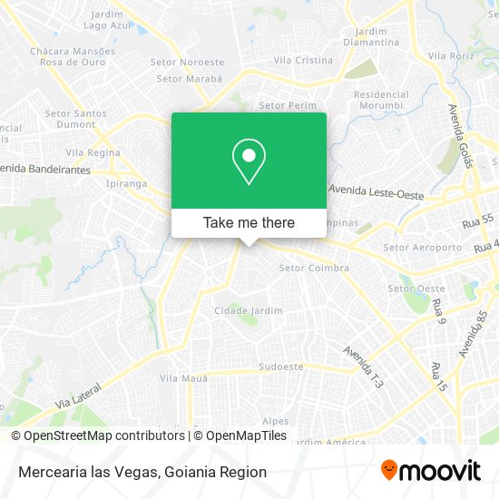 Mercearia las Vegas map