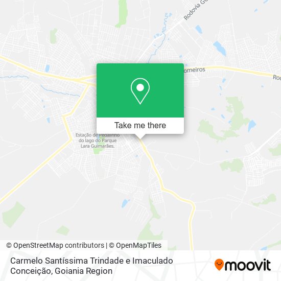 Carmelo Santíssima Trindade e Imaculado Conceição map