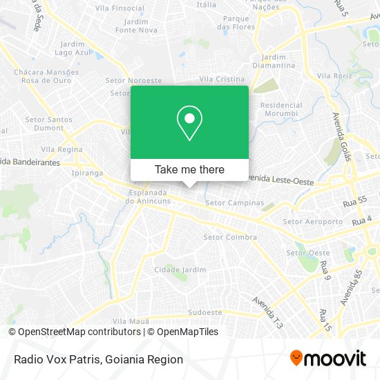 Radio Vox Patris map