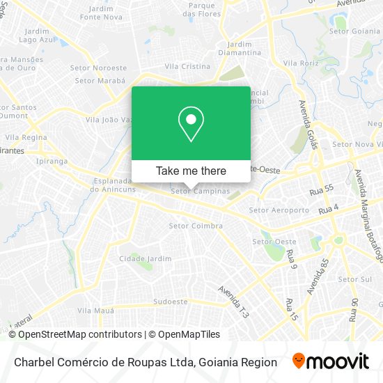 Charbel Comércio de Roupas Ltda map