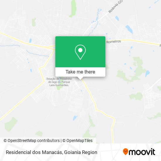 Residencial dos Manacás map