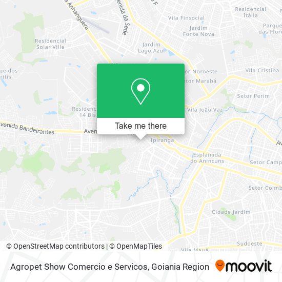 Mapa Agropet Show Comercio e Servicos