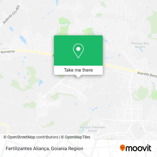 Fertilizantes Aliança map