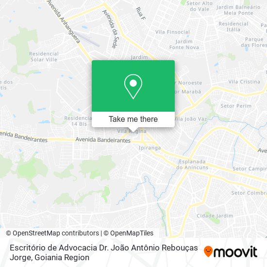 Escritório de Advocacia Dr. João Antônio Rebouças Jorge map