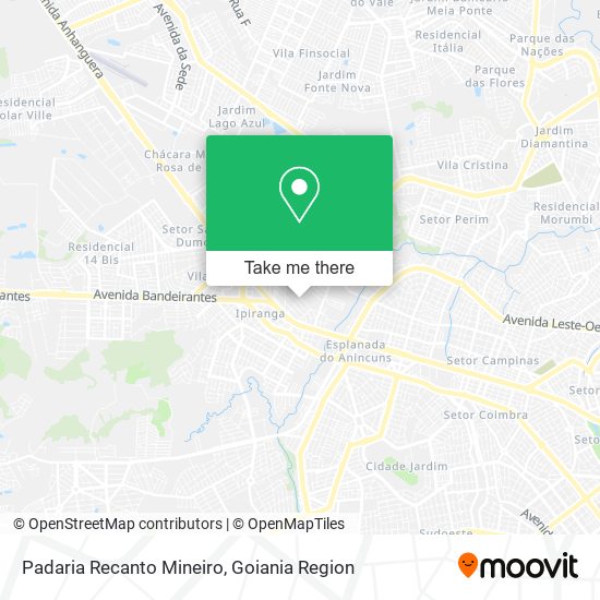 Padaria Recanto Mineiro map
