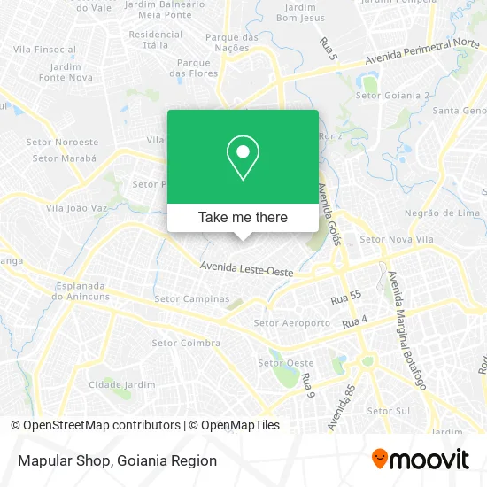 Mapular Shop map