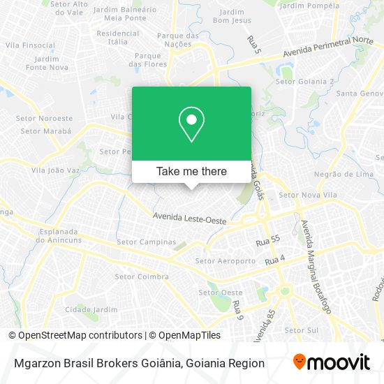 Mapa Mgarzon Brasil Brokers Goiânia