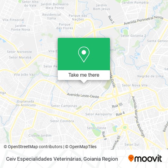 Mapa Ceiv Especialidades Veterinárias