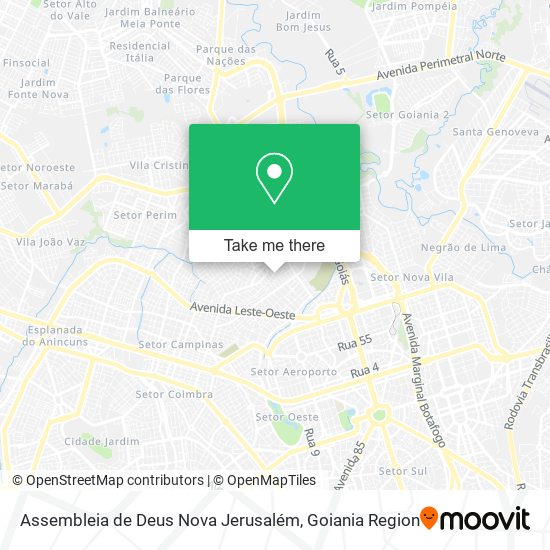Assembleia de Deus Nova Jerusalém map