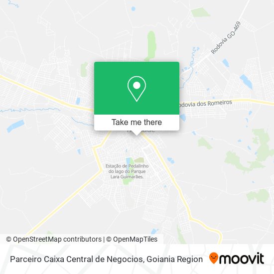 Parceiro Caixa Central de Negocios map