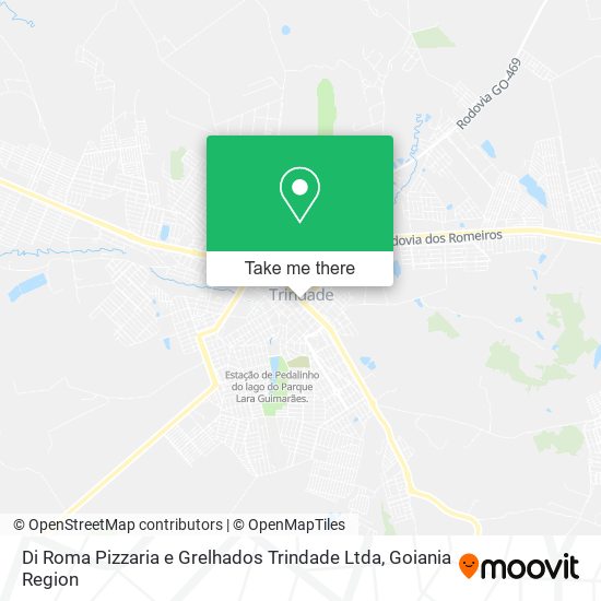 Di Roma Pizzaria e Grelhados Trindade Ltda map