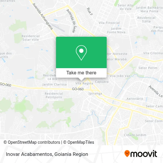 Inovar Acabamentos map