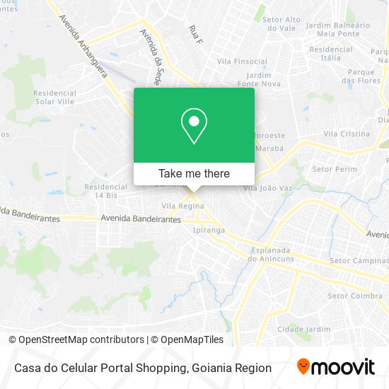 Casa do Celular Portal Shopping map