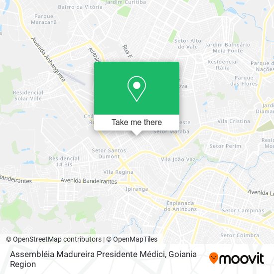 Assembléia Madureira Presidente Médici map