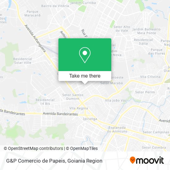 Mapa G&P Comercio de Papeis