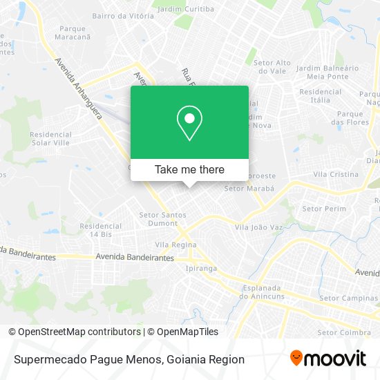 Mapa Supermecado Pague Menos