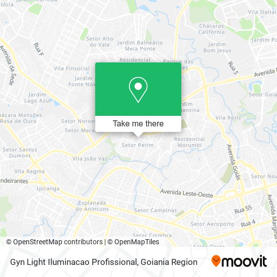 Gyn Light Iluminacao Profissional map