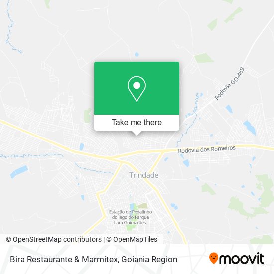 Mapa Bira Restaurante & Marmitex