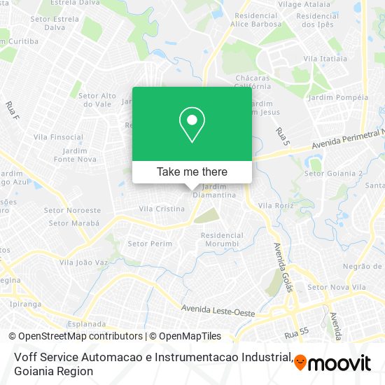 Mapa Voff Service Automacao e Instrumentacao Industrial